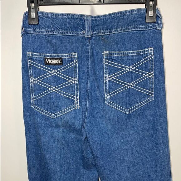 Vintage High-Rise Blue bell bottoms Jeans - Picture 6 of 10